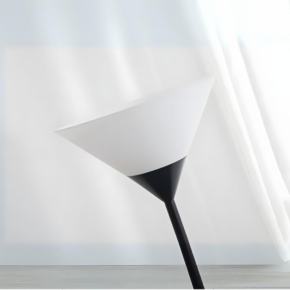 Lampadaire minimaliste métal éclairage indirect 146 cm – Orvia — vue de face (2)