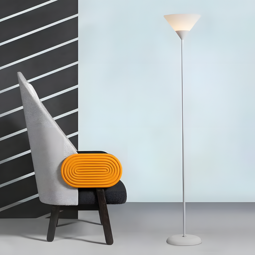 Lampadaire minimaliste métal éclairage indirect 146 cm – Orvia — vue de trois quarts (2)