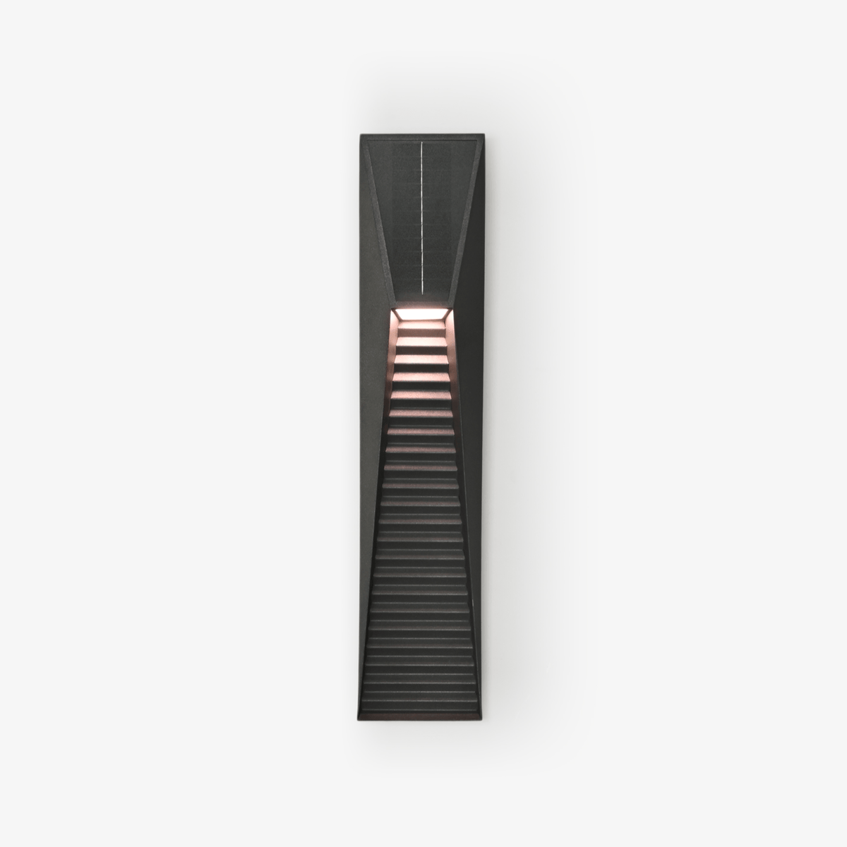 Applique murale extérieure solaire LED de chemin – Obsidian