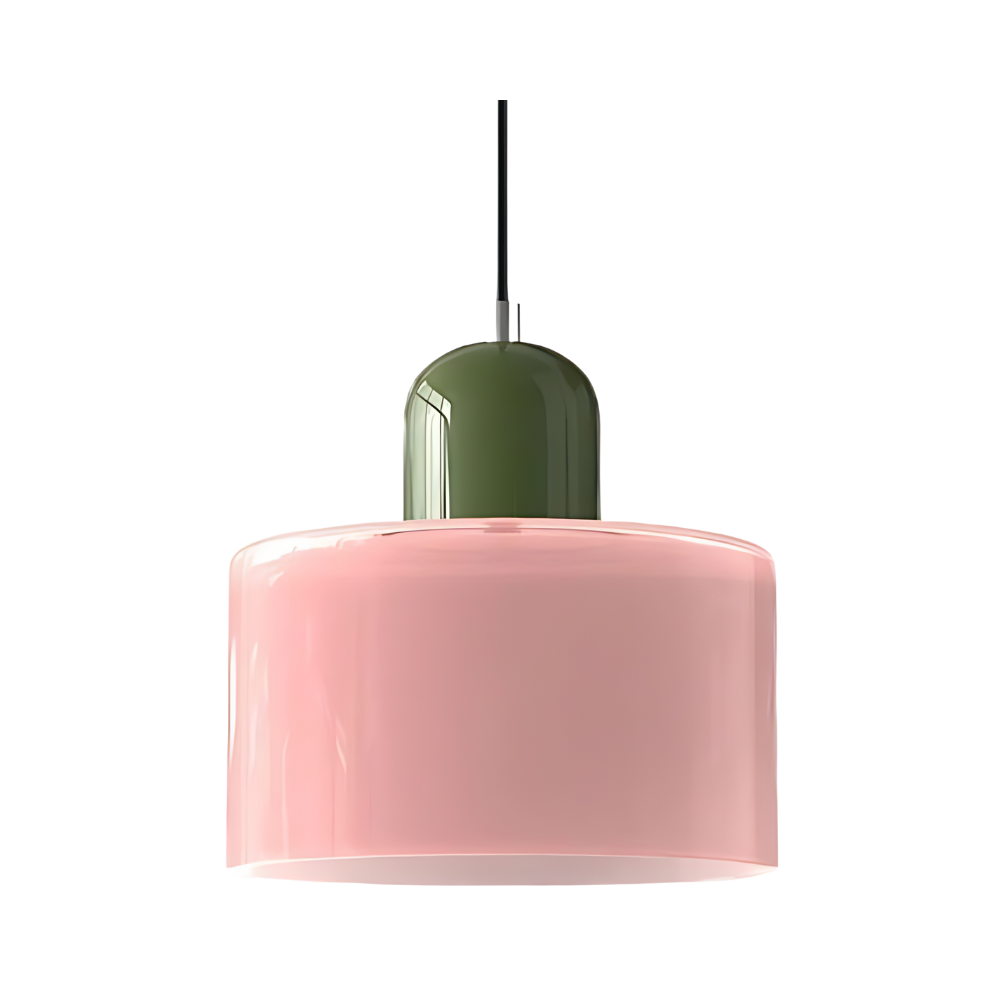 Suspension cylindrique en verre, hauteur réglable – Cylindriq