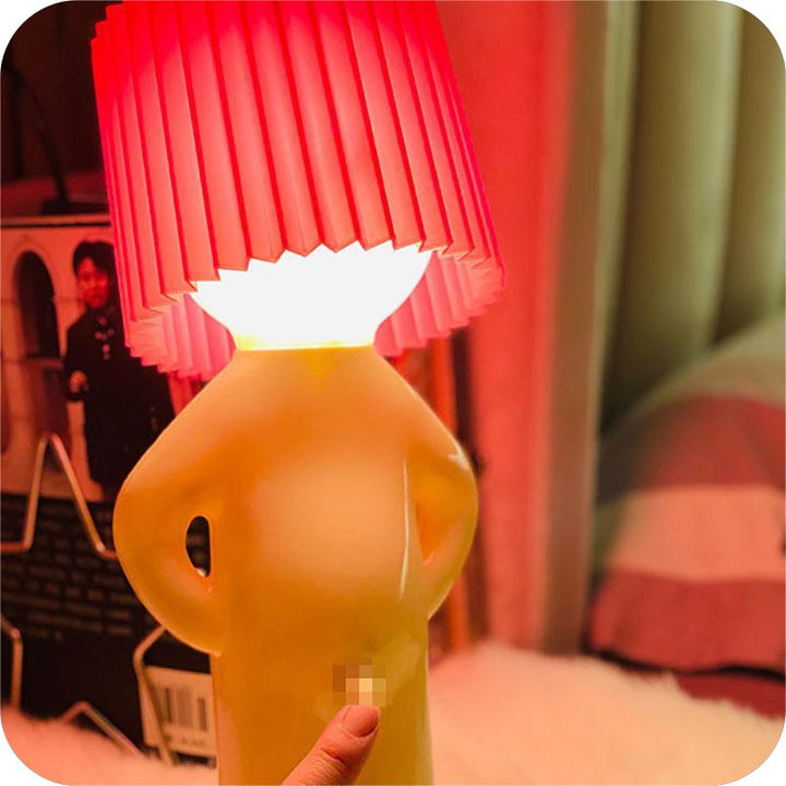 Lampe à poser LED sans fil au design ludique – LumiPlay — mise en situation dans la pièce