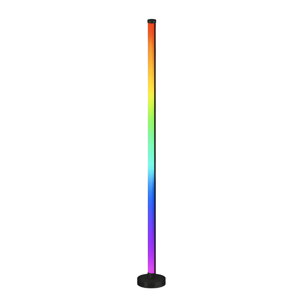 Lampadaire LED RGB connecté d'angle en ABS 120 cm – Aurix — dimensions et cotes (2)