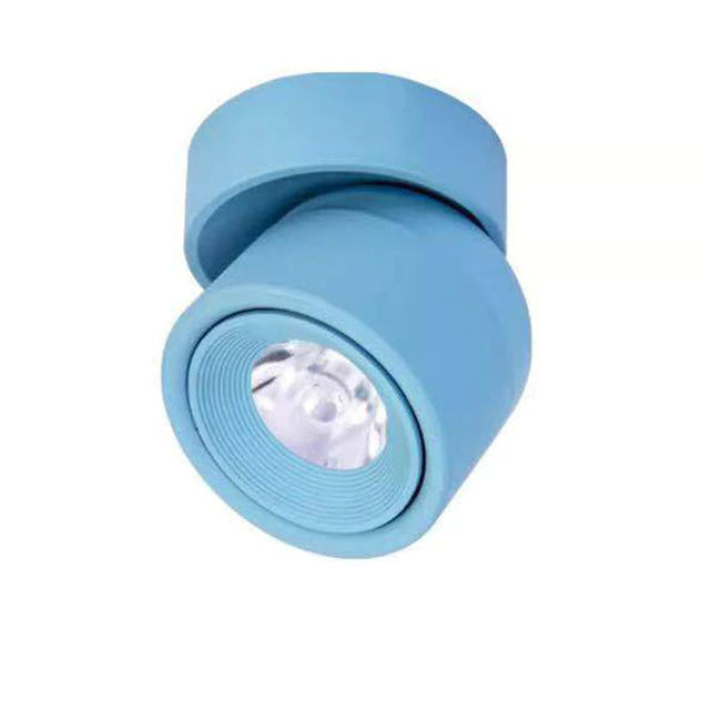 Spot LED orientable 340° en aluminium sablé – NordicLuxe — détail du système de fixation