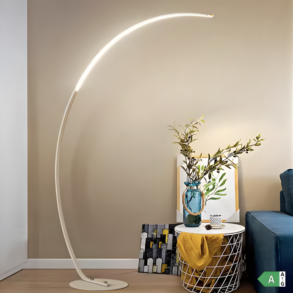 Lampadaire LED aluminium éclairage haut et bas – Nørlys — vue de profil (2)