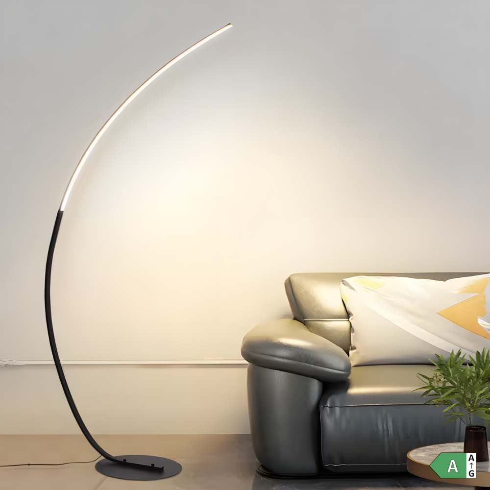 Lampadaire LED aluminium éclairage haut et bas – Nørlys — vue de face (3)