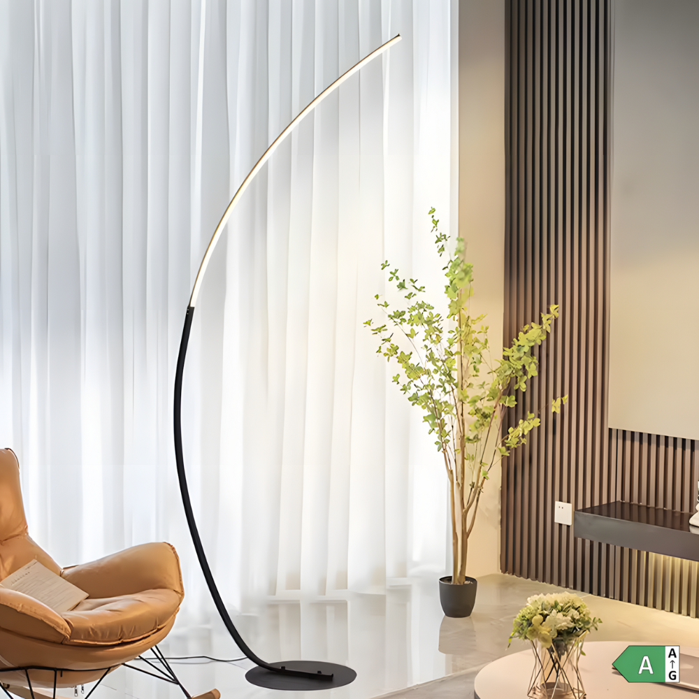 Lampadaire LED aluminium éclairage haut et bas – Nørlys — vue de profil (3)