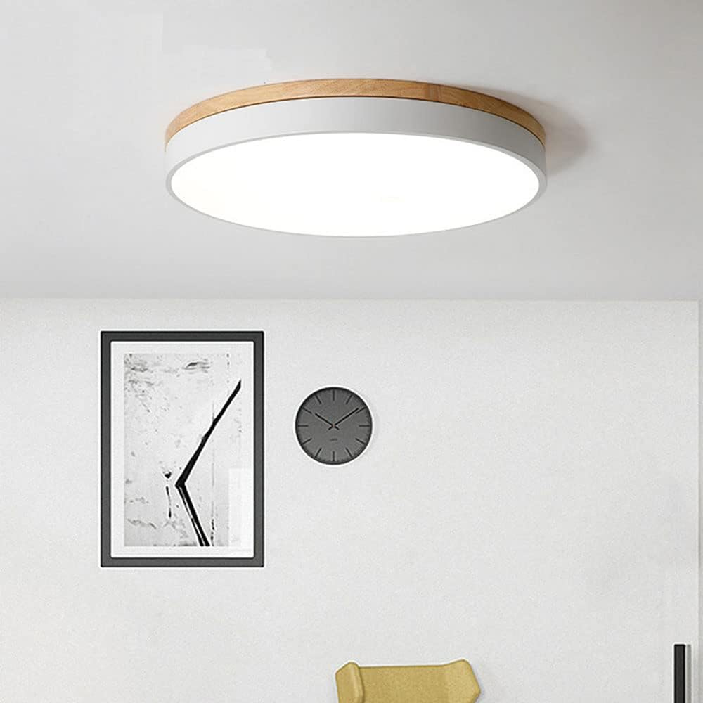Plafonnier scandinave bois naturel et métal – ScandiLuxe — détail de la finition