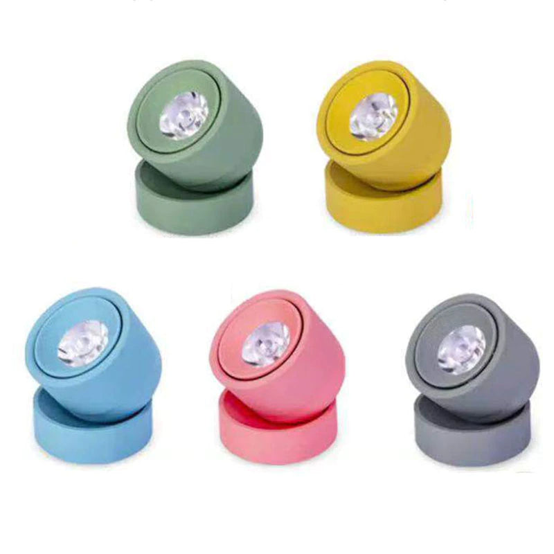 Spot LED orientable 340° en aluminium sablé – NordicLuxe — vue de face
