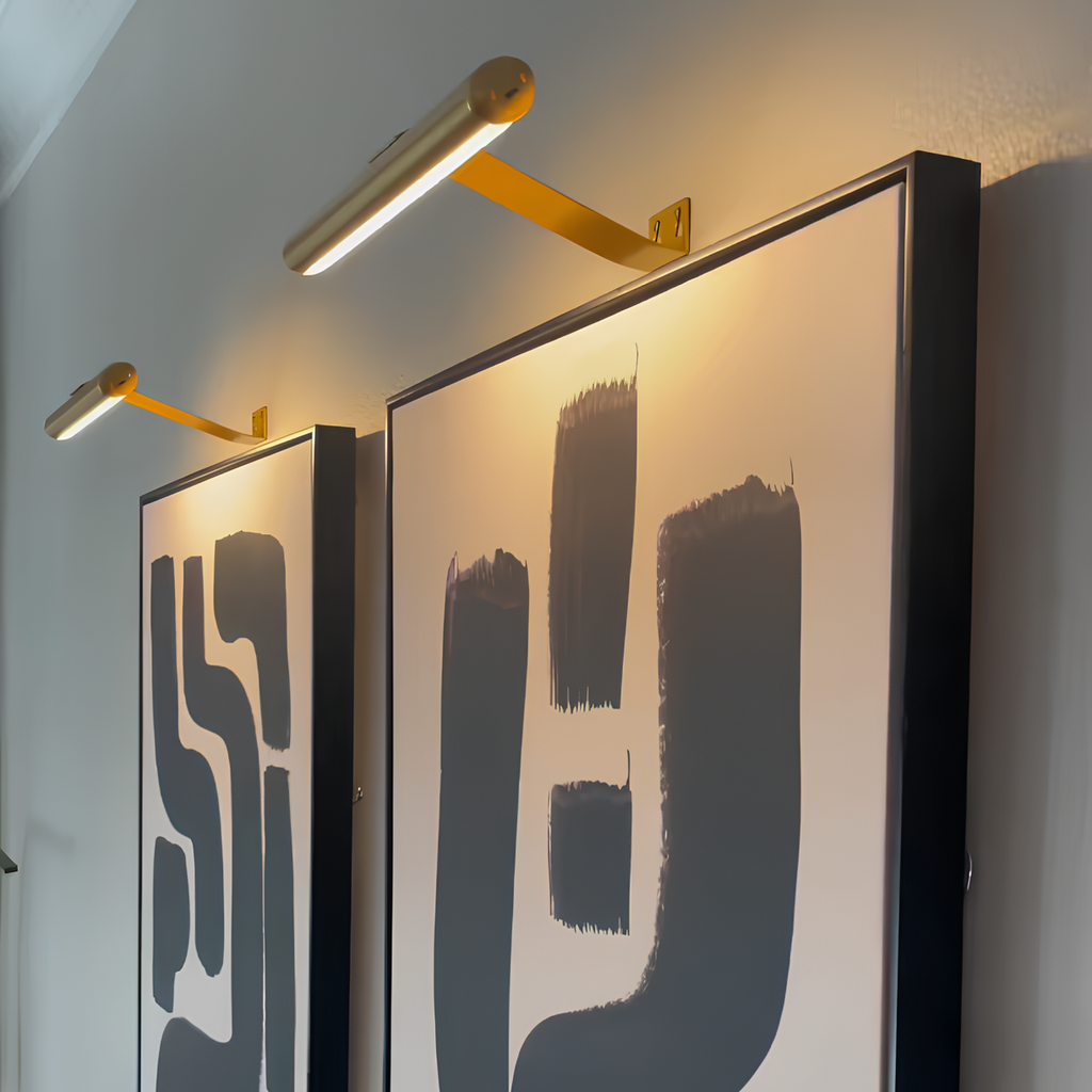 Applique murale LED sans fil orientable aluminium – LumiCraft — allumé en situation