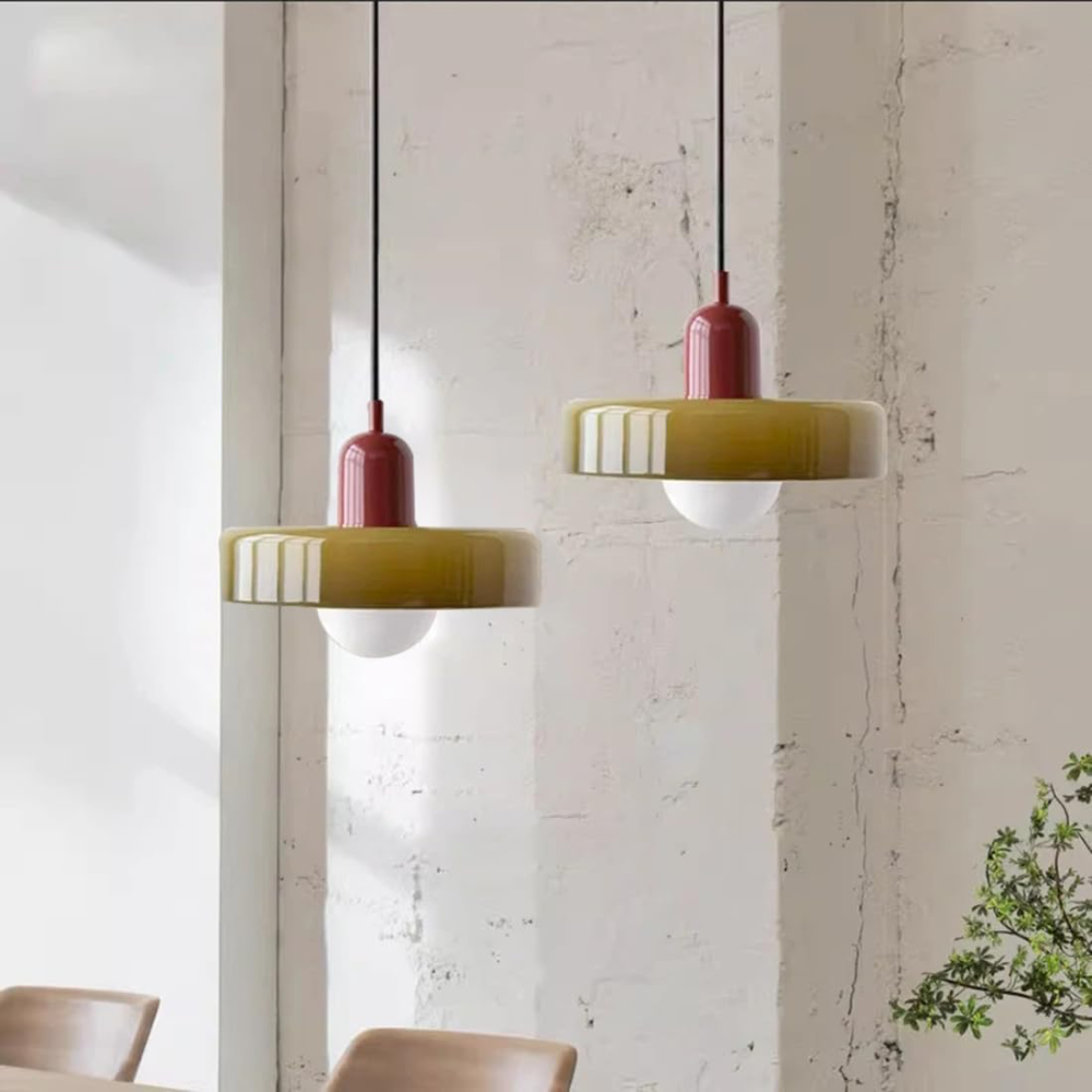 Plafonnier design classique à hauteur réglable – HaloLuxe — dimensions et cotes