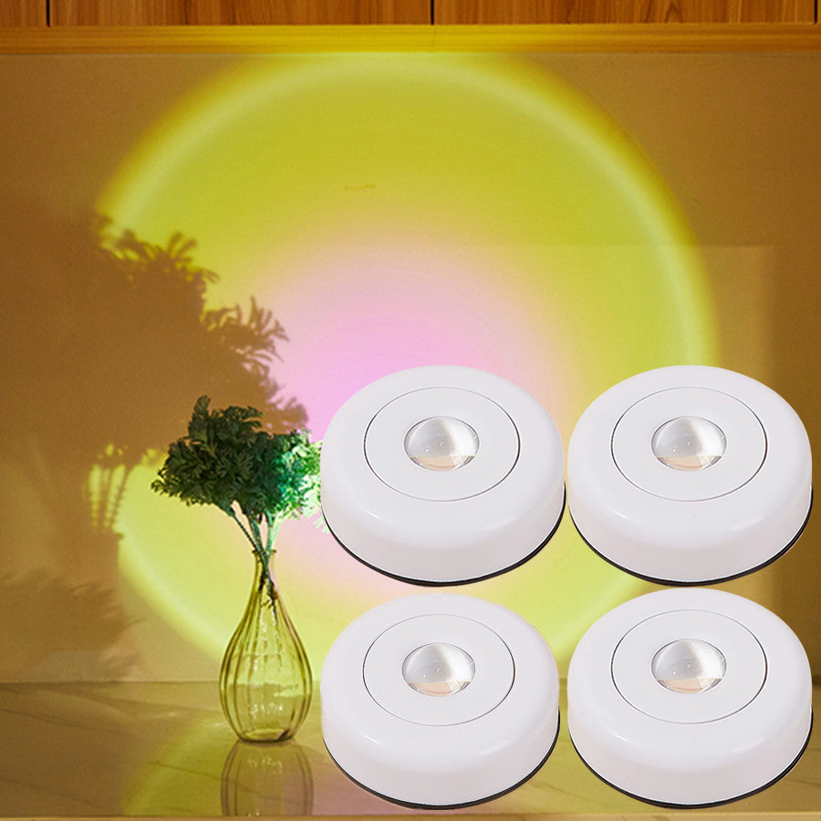 Lampe d'appoint sans fil à piles AAA, 5 teintes – SolGlow — vue de trois quarts (2)