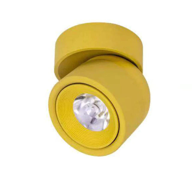 Spot LED orientable 340° en aluminium sablé – NordicLuxe — détail de la matière