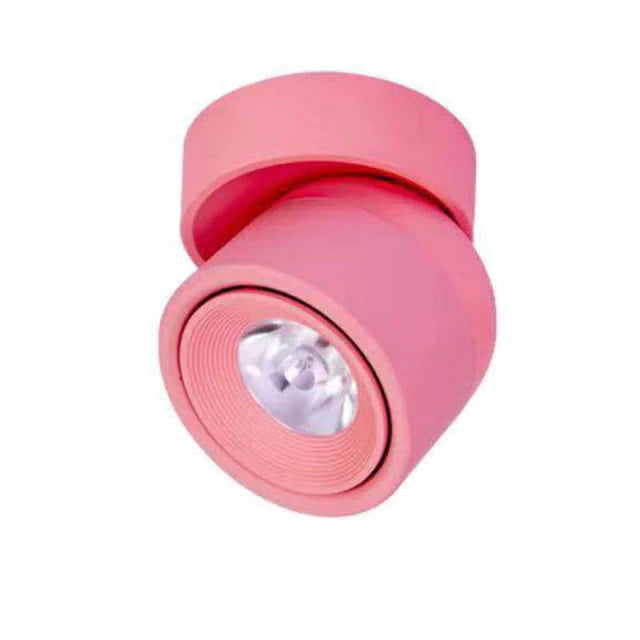 Spot LED orientable 340° en aluminium sablé – NordicLuxe — vue de profil (2)