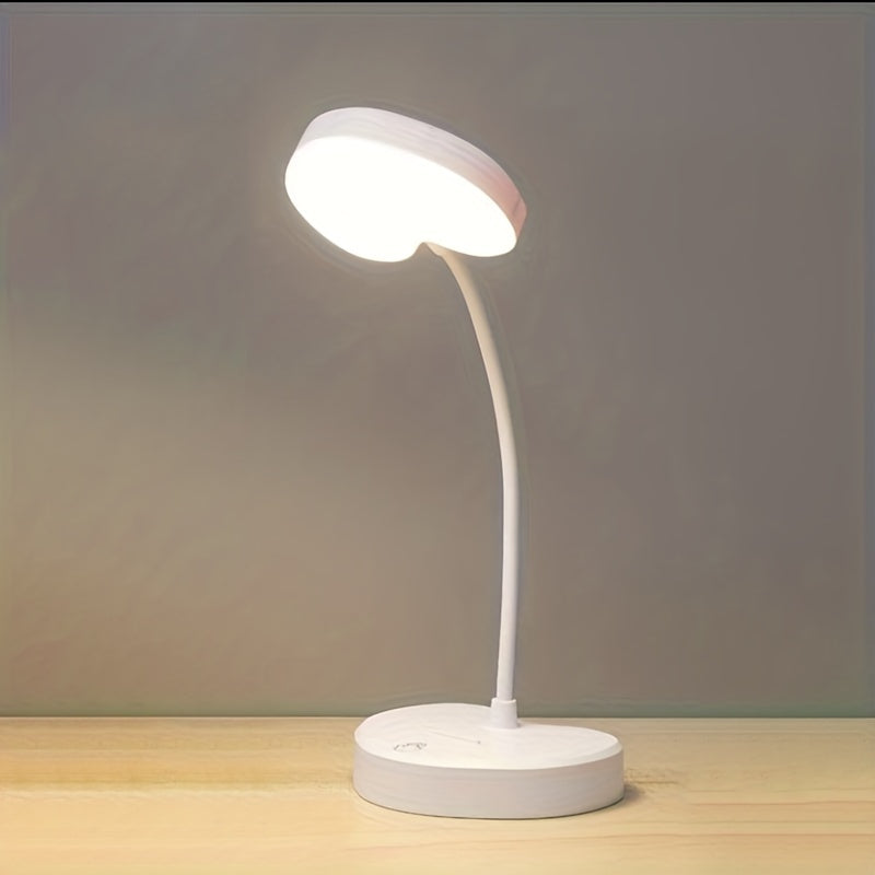 Lampe à poser LED pliable rechargeable USB – LumiDesk — vue de trois quarts