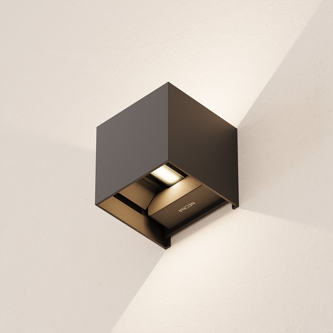 Applique murale LED IP54 à volets réglables 6 W – Xena — détail de la finition (3)