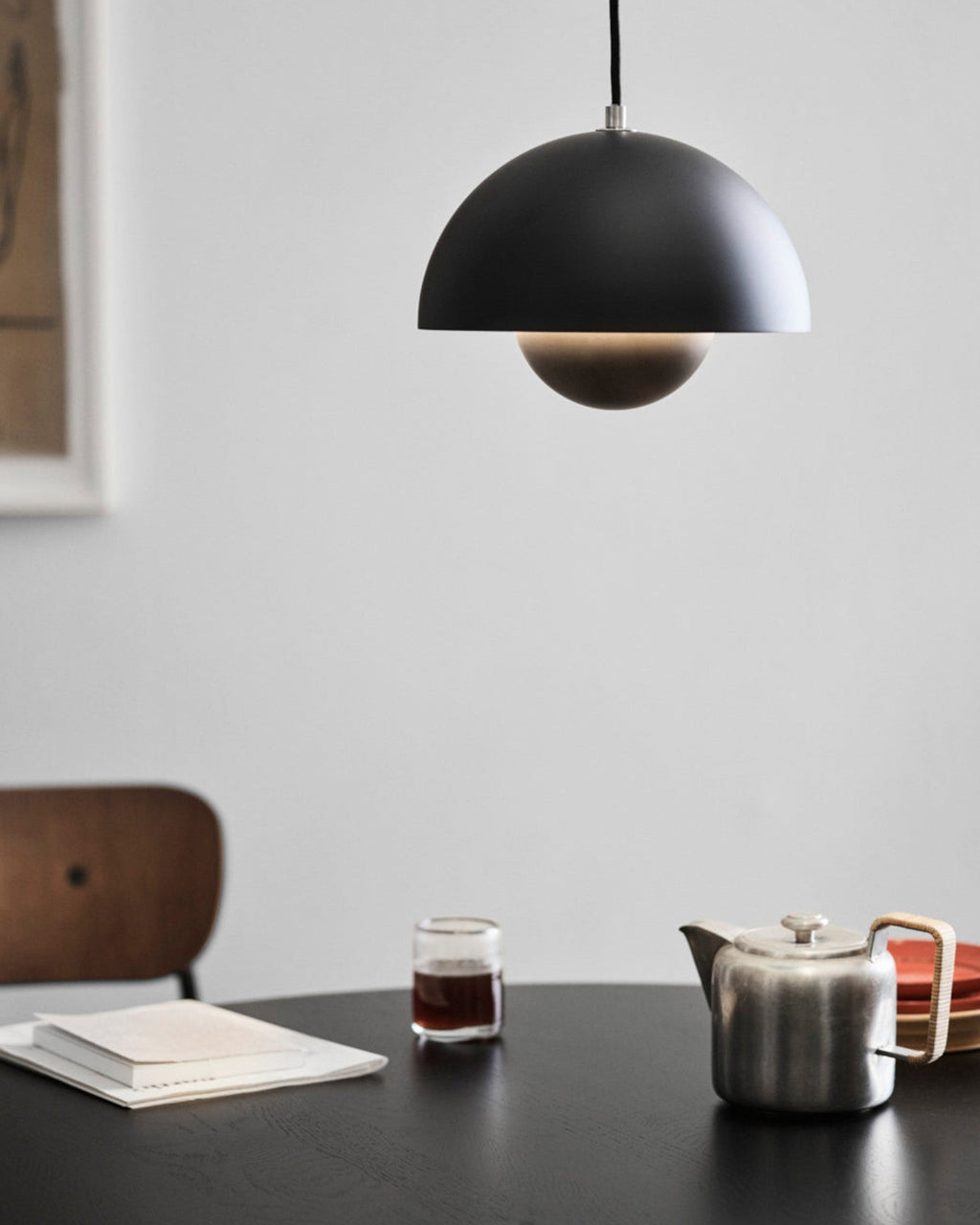 Suspension LED 16 W blanc chaud 3000K, Ø 23 cm – LoftElegance — vue de face