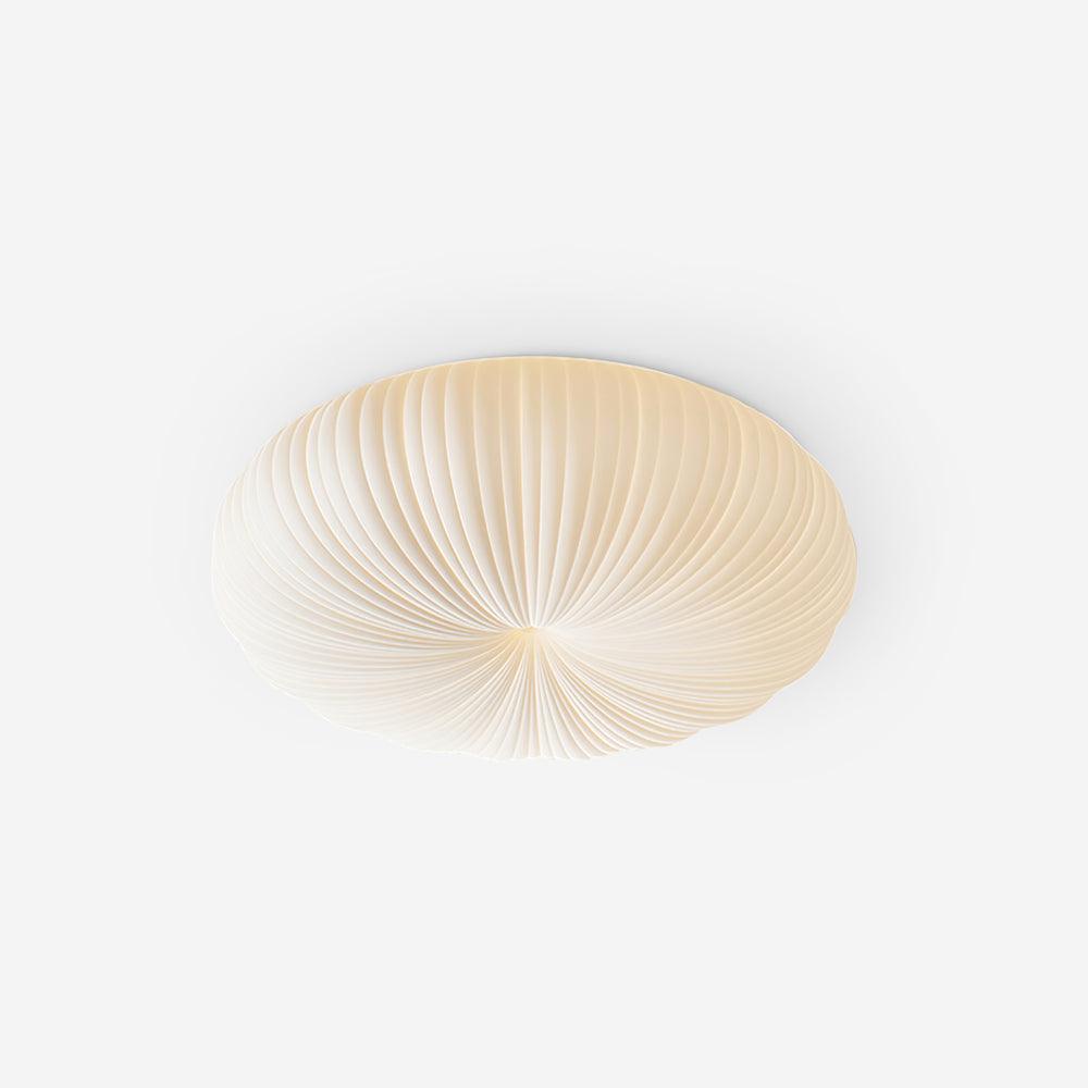 Plafonnier LED dimmable avec télécommande métal et plastique — vue de trois quarts (3)