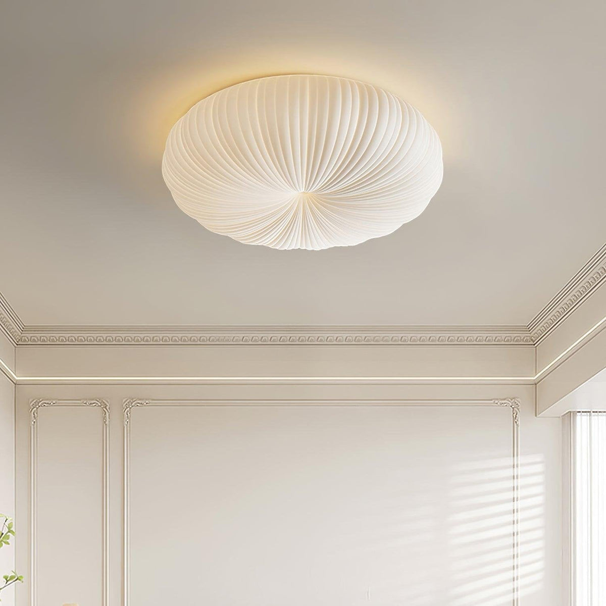Plafonnier LED dimmable avec télécommande métal et plastique — dimensions et cotes
