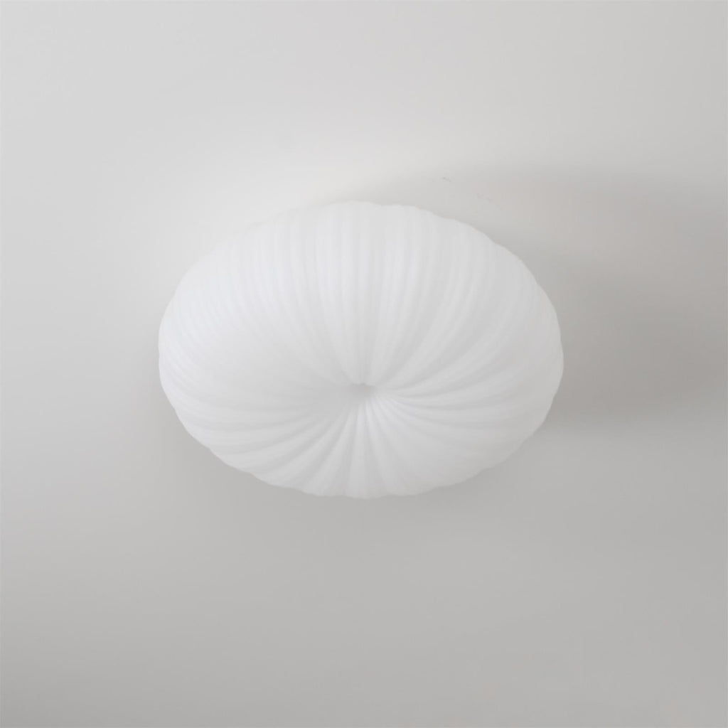 Plafonnier LED dimmable avec télécommande métal et plastique — vue de face (3)