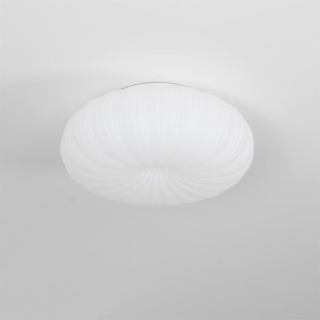 Plafonnier LED dimmable avec télécommande métal et plastique — vue de dessous (2)