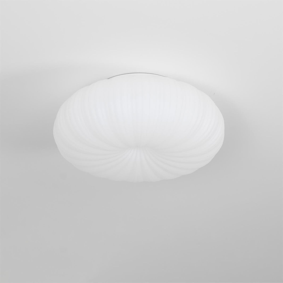 Plafonnier LED dimmable avec télécommande métal et plastique — vue de dessous (2)