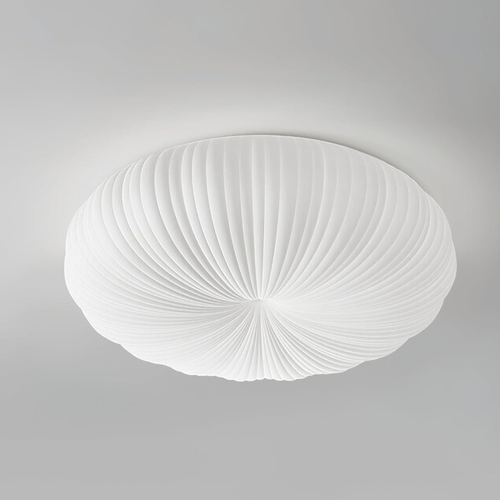 Plafonnier LED dimmable avec télécommande métal et plastique — vue de trois quarts (2)