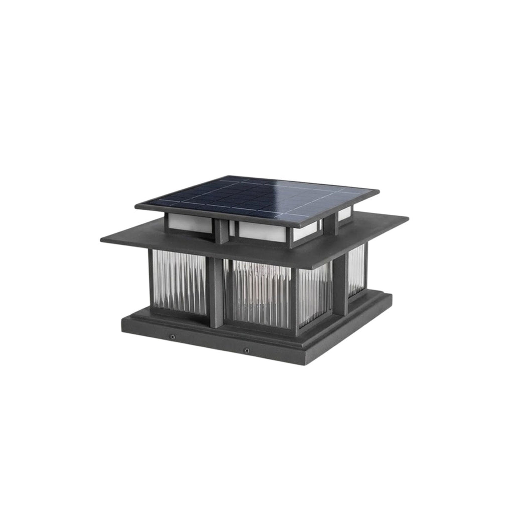 Borne de jardin LED IP65 corps sablé anti-UV – Boilyn — dimensions et cotes (7)