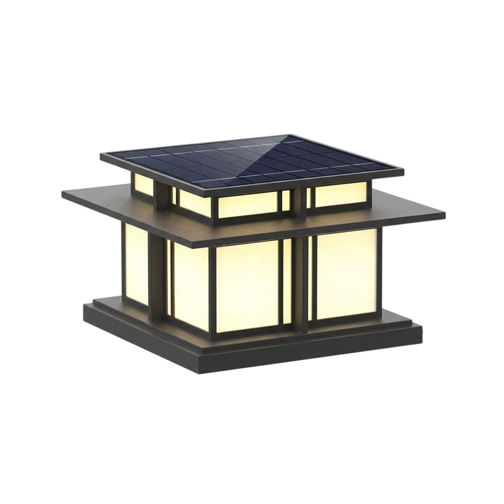 Borne de jardin LED IP65 corps sablé anti-UV – Boilyn — détail du système de fixation (7)