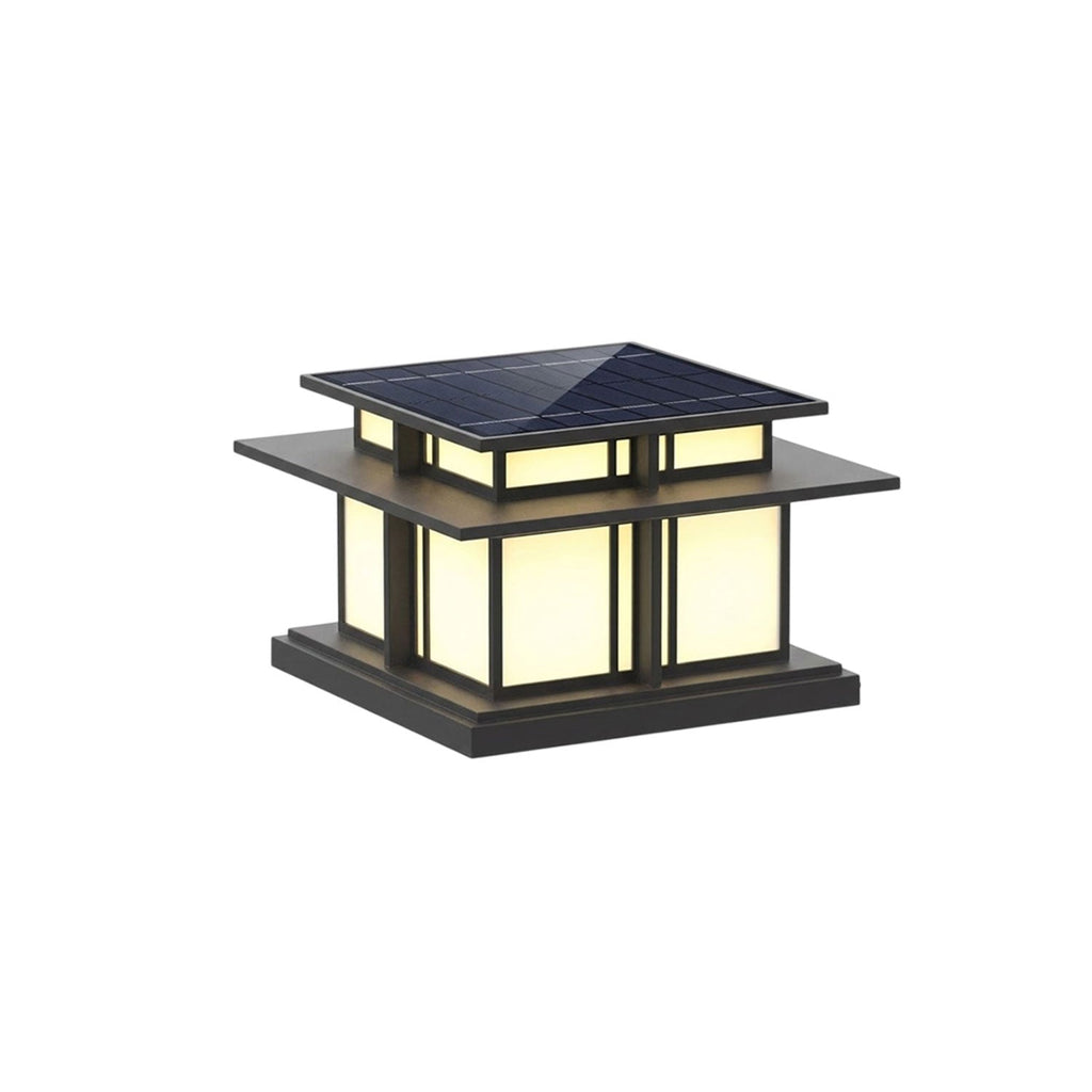 Borne de jardin LED IP65 corps sablé anti-UV – Boilyn — mise en situation dans la pièce (7)