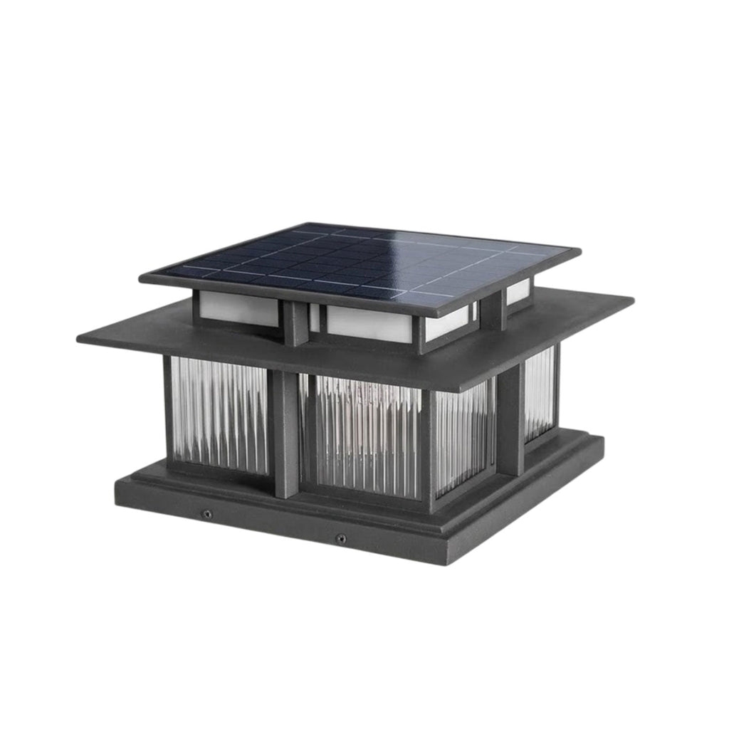Borne de jardin LED IP65 corps sablé anti-UV – Boilyn — détail de la finition (7)