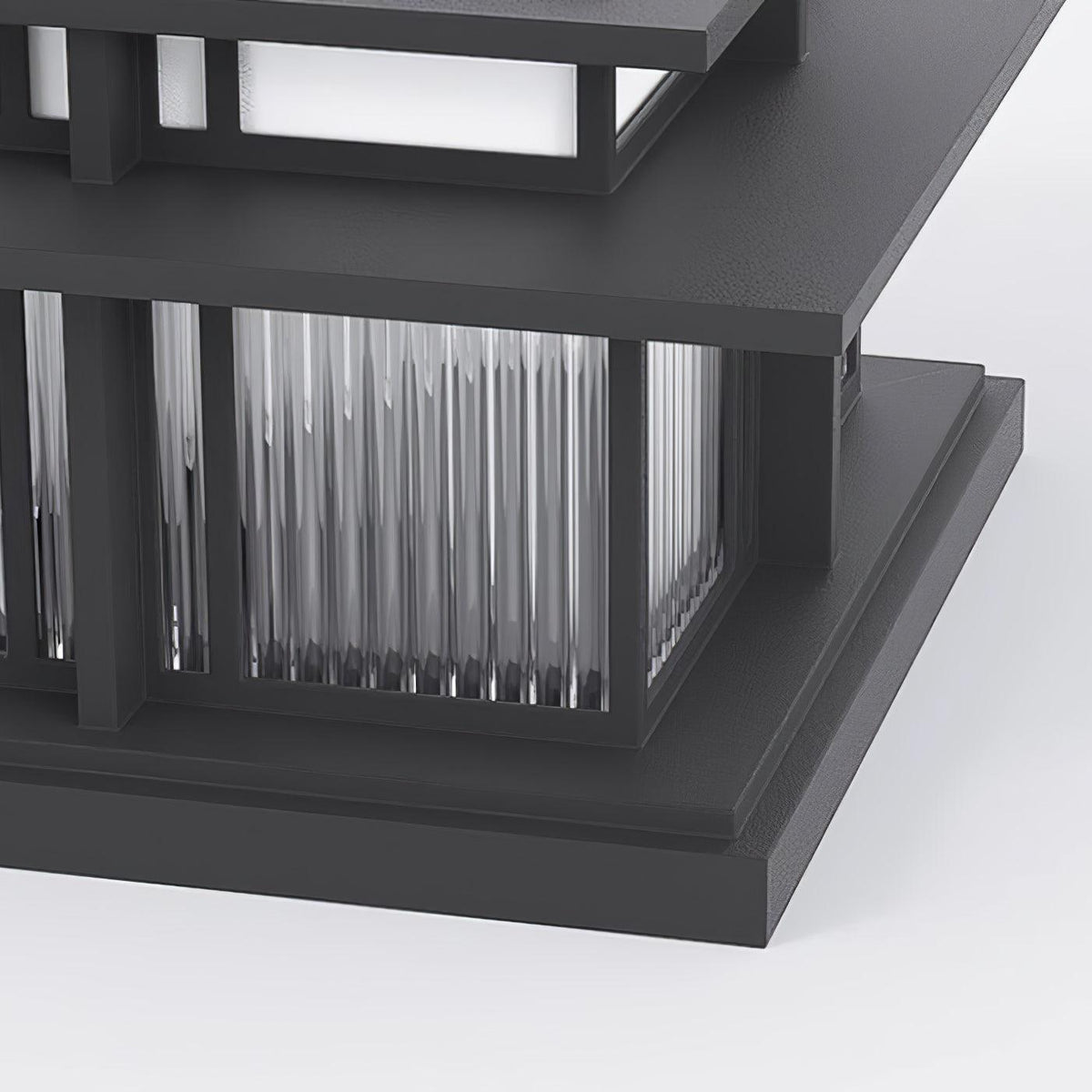 Borne de jardin solaire IP65 acrylique dépoli – Boilyn — mise en situation dans la pièce