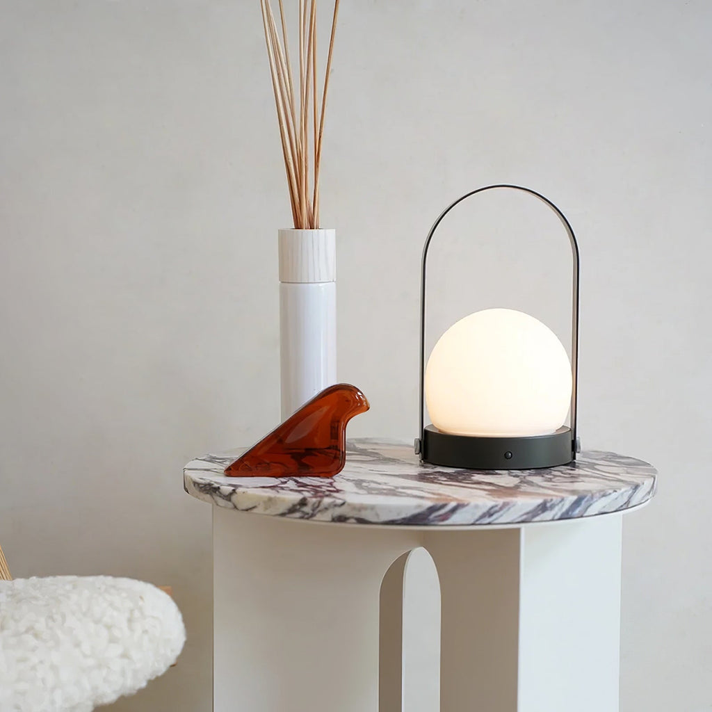 Lampe à poser sans fil rechargeable à poignée – Carrie — dimensions et cotes (10)