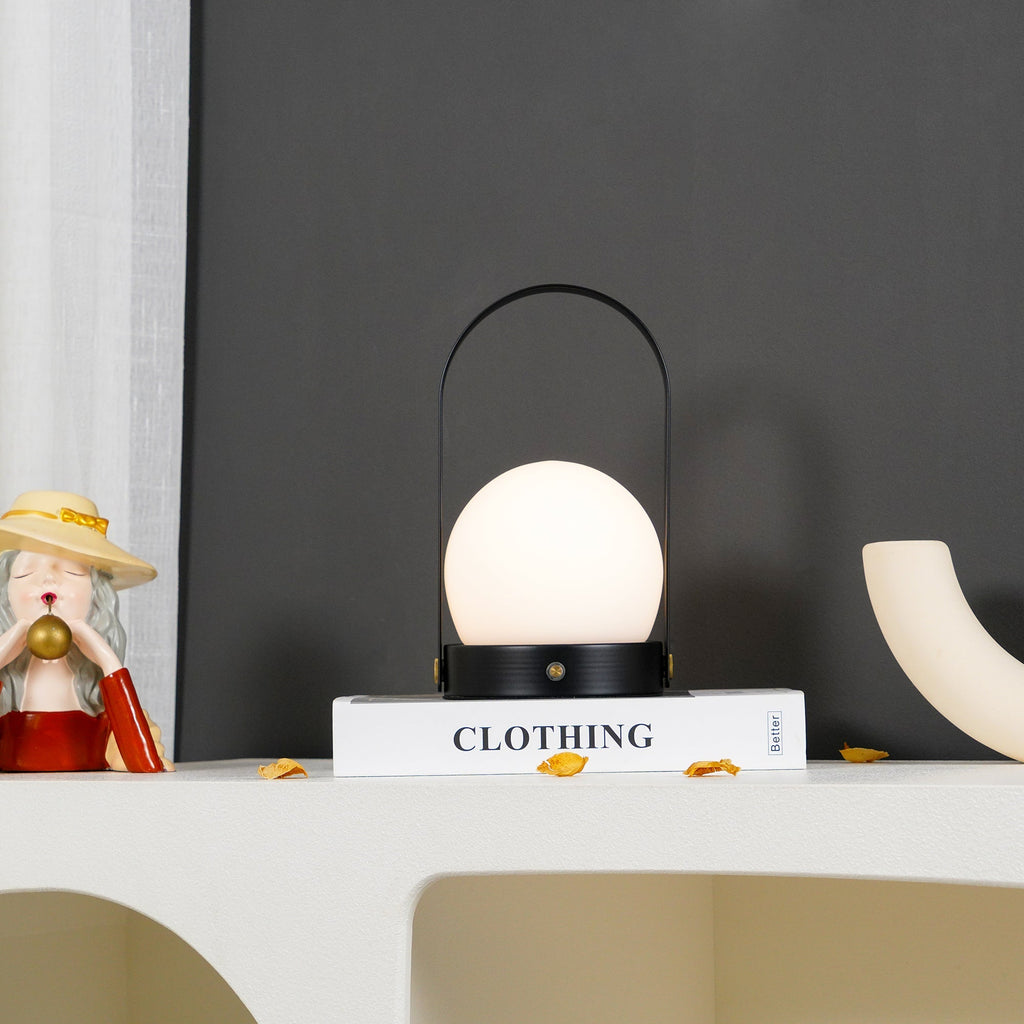 Lampe à poser sans fil rechargeable à poignée – Carrie — dimensions et cotes (2)