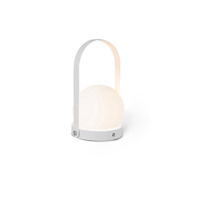 Lampe à poser sans fil rechargeable à poignée – Carrie — vue de face (6)