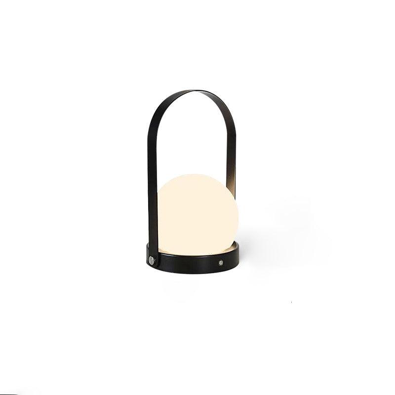 Lampe à poser sans fil rechargeable à poignée – Carrie — vue de profil (6)