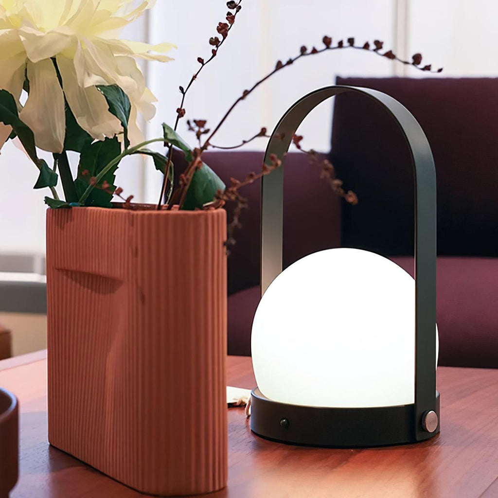 Lampe à poser sans fil rechargeable à poignée – Carrie — dimensions et cotes (4)