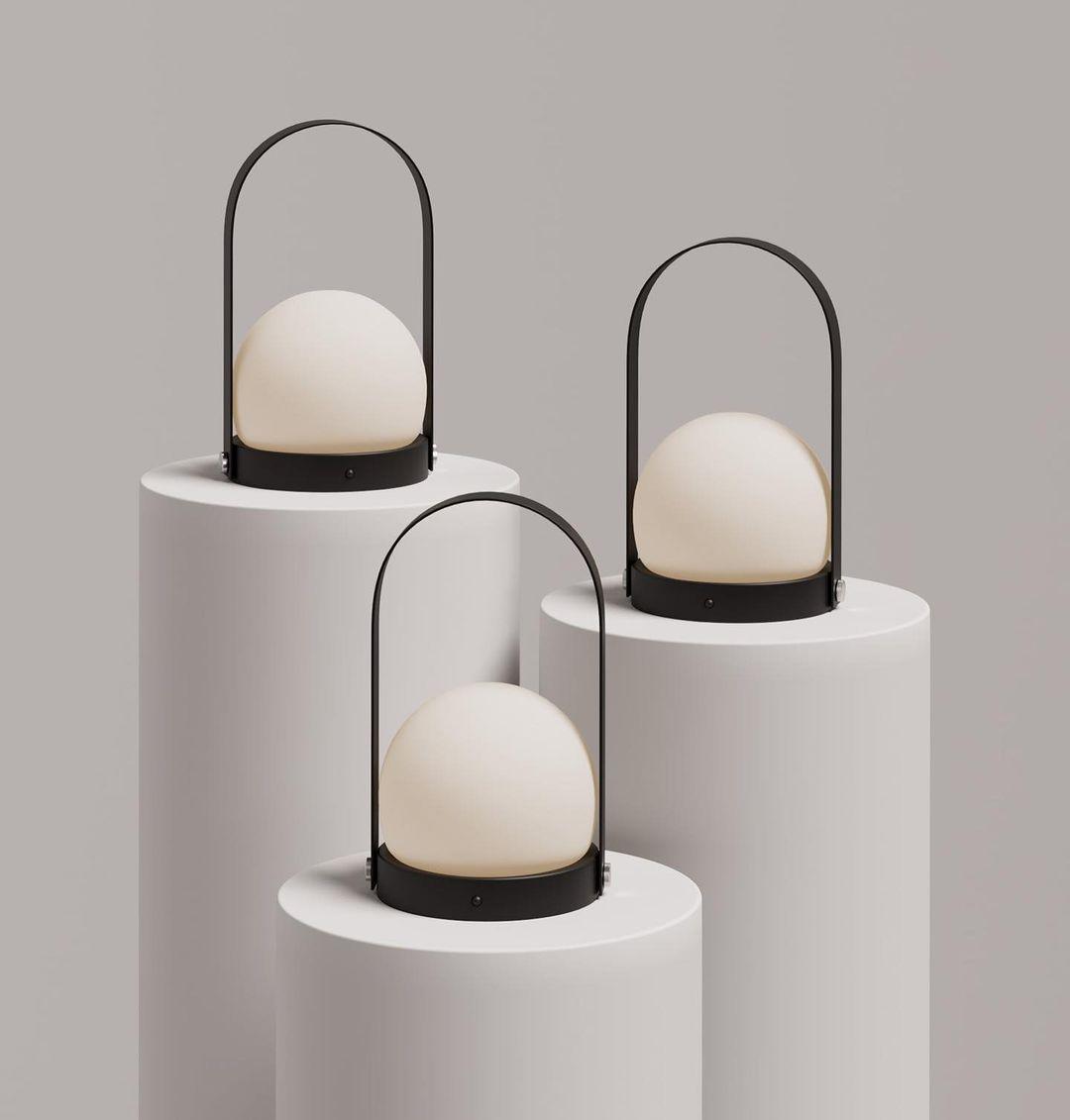 Lampe à poser sans fil rechargeable à poignée – Carrie — détail du système de fixation (5)