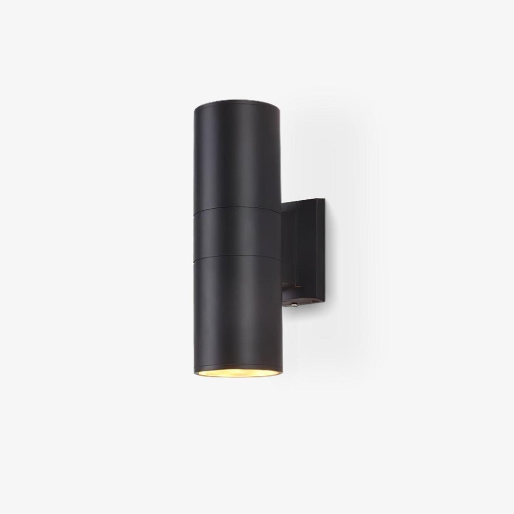 Applique murale cylindrique LED métal – intérieur et extérieur