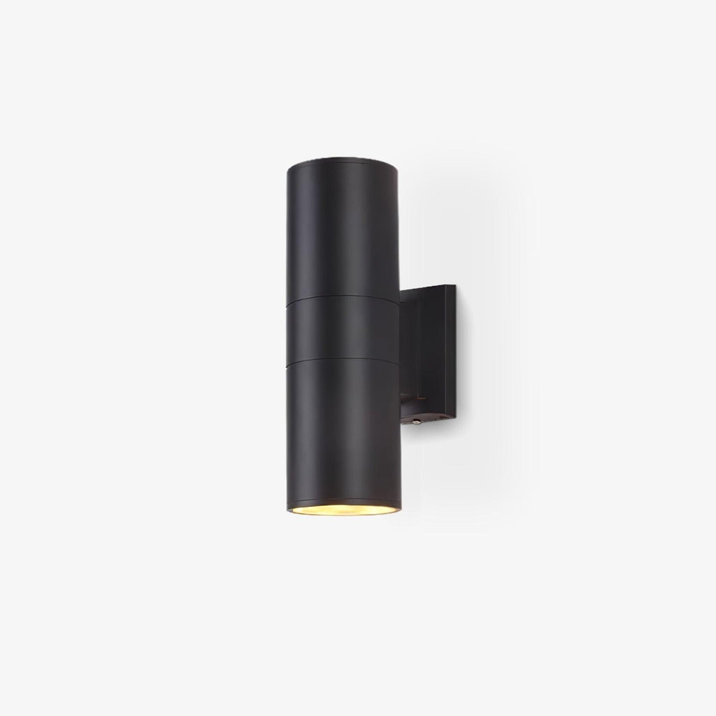 Applique murale cylindrique LED métal – intérieur et extérieur — détail de la finition (3)