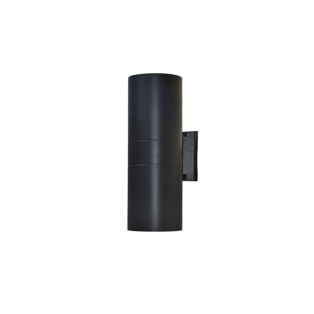 Applique murale cylindrique LED métal – intérieur et extérieur — mise en situation dans la pièce (2)
