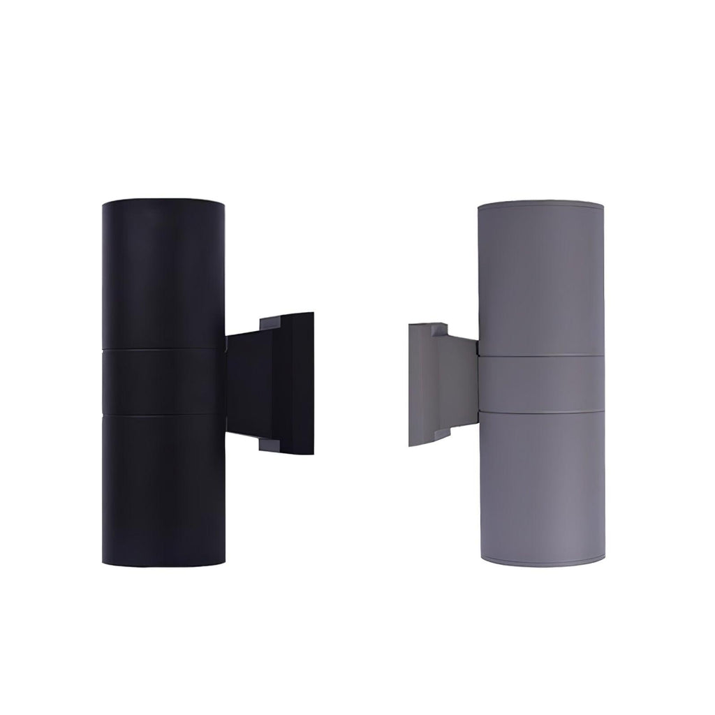 Applique murale cylindrique LED métal – intérieur et extérieur — détail de la finition (2)