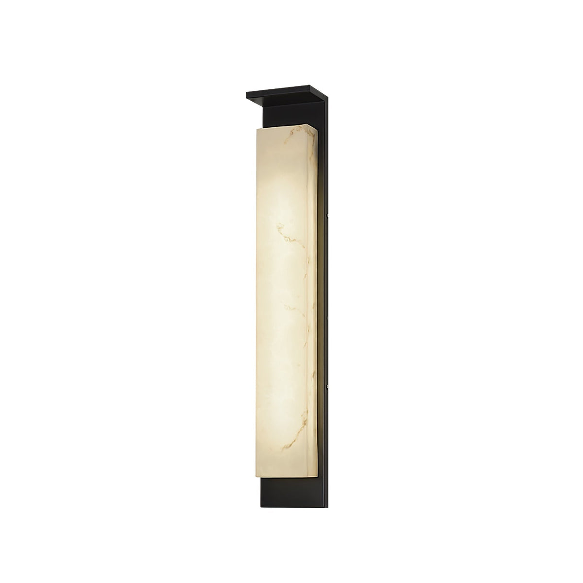 Applique murale extérieure albâtre IP65 3 tailles – Delaney — vue de profil (3)