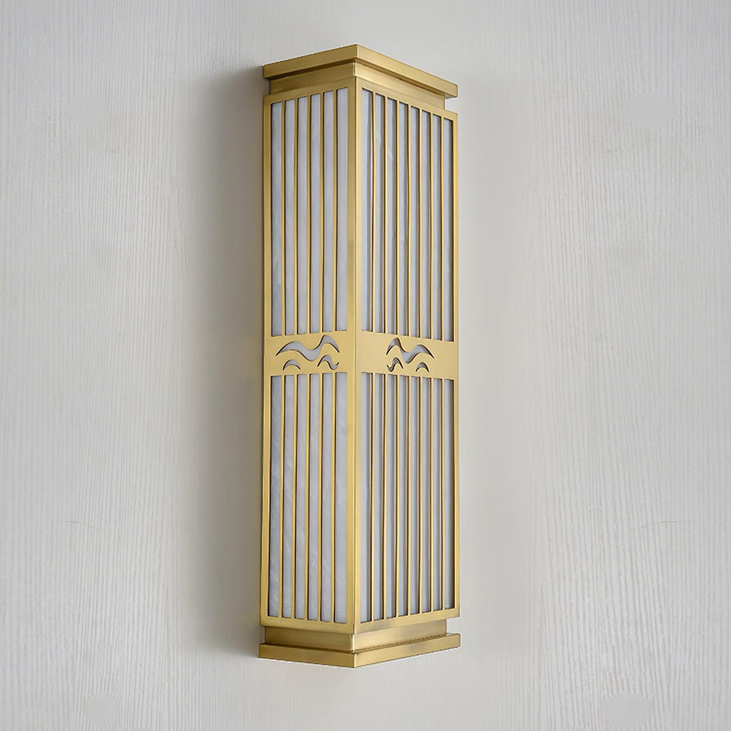 Applique murale extérieure LED métal et acrylique – Doots — vue de dessous