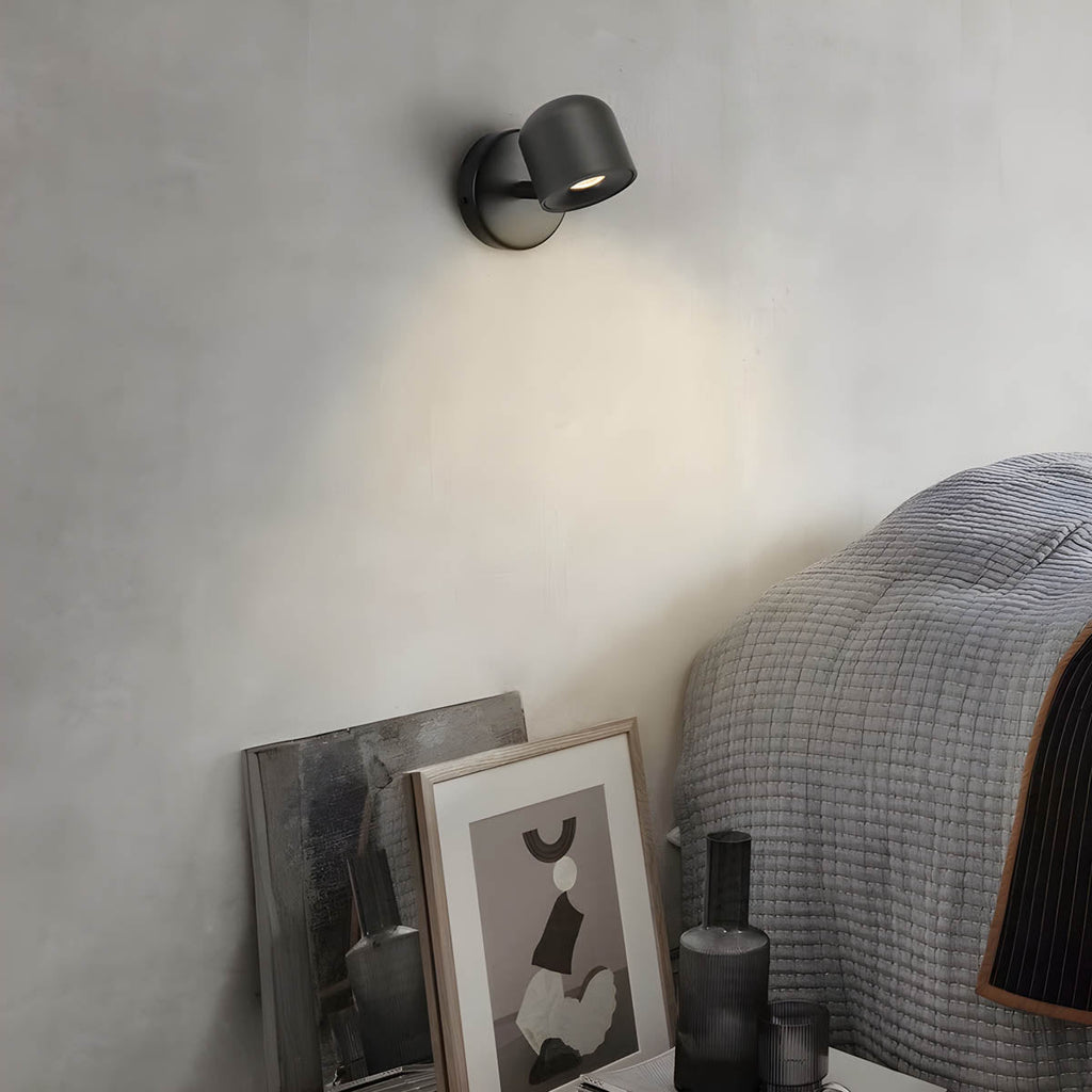Applique murale LED dimmable orientable 340° – LumiFlex — détail de la finition