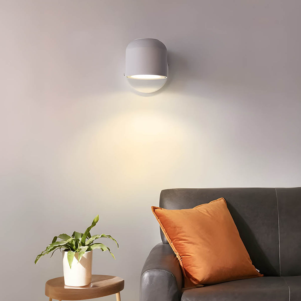 Applique murale LED dimmable orientable 340° – LumiFlex — vue de profil