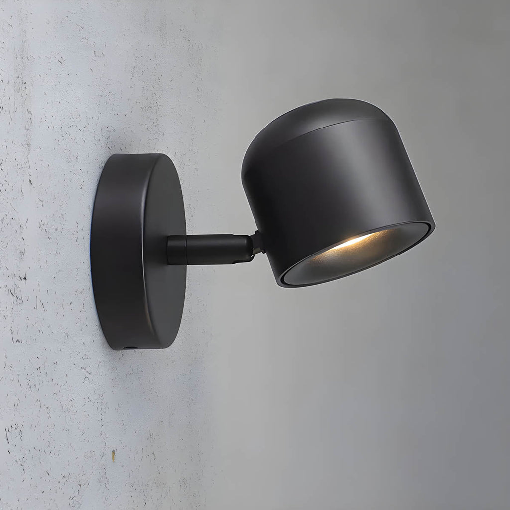 Applique murale LED dimmable orientable 340° – LumiFlex — détail du système de fixation