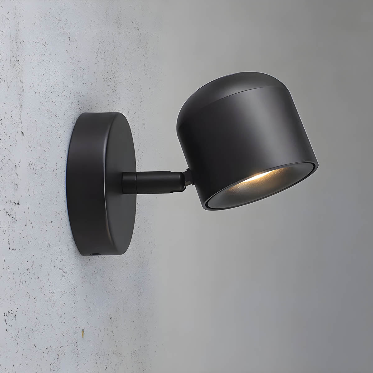Applique murale LED dimmable orientable 340° – LumiFlex — détail du système de fixation