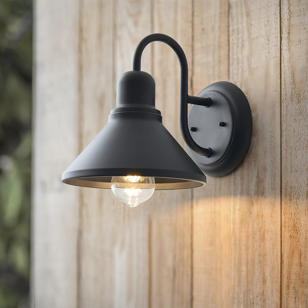 Applique murale extérieure cage métal ajourée – Fable — vue de face