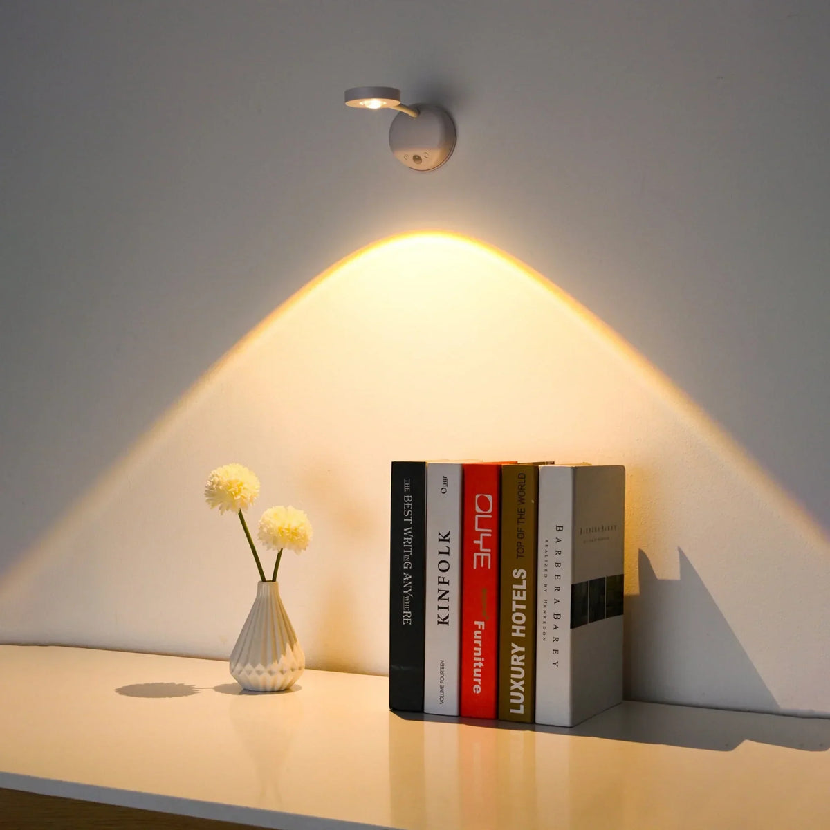 Applique murale LED 3 W capteur de mouvement pivotante – LumiSensa — détail de la finition