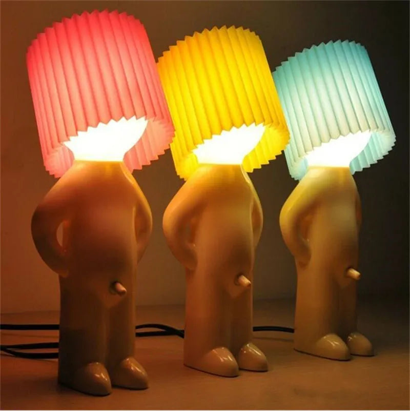 Lampe à poser LED sans fil au design ludique – LumiPlay — vue de face